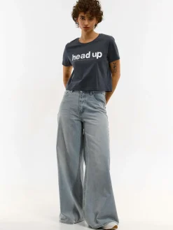 GATE Krótka, bawełniana koszulka z nadrukiem| Koszulki I Topy·Koszulki|Koszulki I Topy·Koszulki Z Nadrukiem