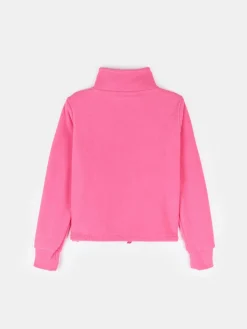 GATE Krótka bluza polarowa zapinana na zamek|Dzieci Dziewczynki·Bluzki