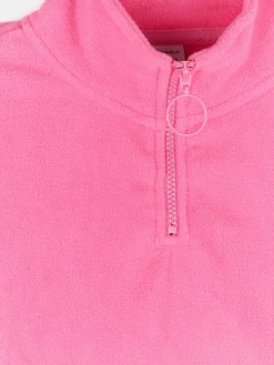 GATE Krótka bluza polarowa zapinana na zamek|Dzieci Dziewczynki·Bluzki