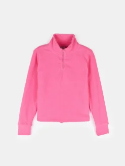 GATE Krótka bluza polarowa zapinana na zamek|Dzieci Dziewczynki·Bluzki