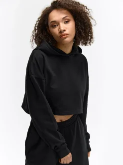 GATE Krótka bluza z kapturem| Swetry I Bluzy·Bluzy