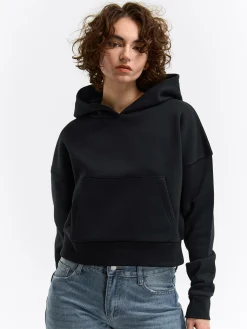 GATE Krótka bluza z kapturem| Swetry I Bluzy·Bluzy