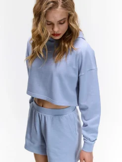 GATE Krótka bluza z kapturem| Swetry I Bluzy·Bluzy