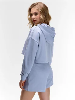 GATE Krótka bluza z kapturem| Swetry I Bluzy·Bluzy