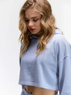 GATE Krótka bluza z kapturem| Swetry I Bluzy·Bluzy