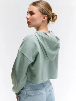 GATE Krótka bluza z kapturem| Swetry I Bluzy·Bluzy