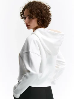 GATE Krótka bluza z kapturem| Swetry I Bluzy·Bluzy