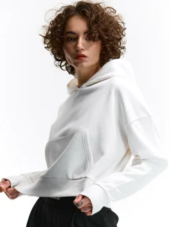 GATE Krótka bluza z kapturem| Swetry I Bluzy·Bluzy