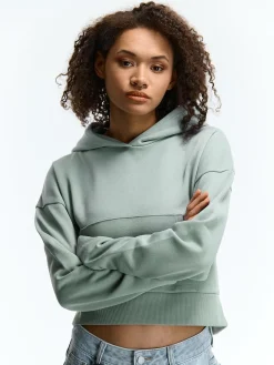 GATE Krótka bluza z kapturem| Swetry I Bluzy·Bluzy