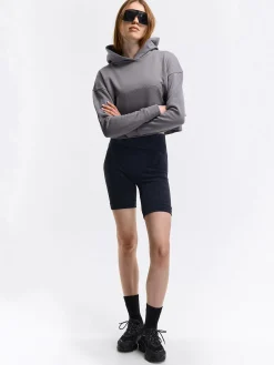 GATE Krótka bluza z kapturem| Swetry I Bluzy·Bluzy