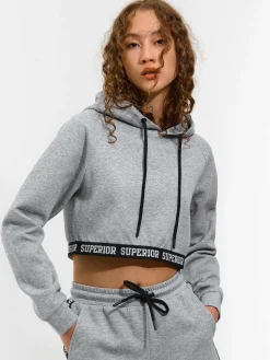 GATE Krótka bluza z kapturem| Swetry I Bluzy·Bluzy