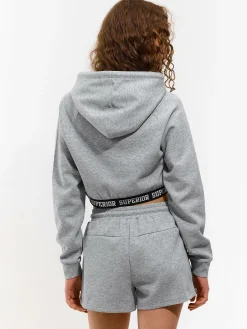 GATE Krótka bluza z kapturem| Swetry I Bluzy·Bluzy