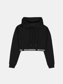 GATE Krótka bluza z kapturem| Swetry I Bluzy·Bluzy