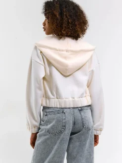 GATE Krótka bluza zapinana na zamek| Swetry I Bluzy·Bluzy