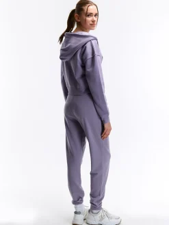 GATE Krótka bluza zapinana na zamek z kapturem| Swetry I Bluzy·Bluzy