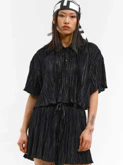 GATE Krótka bluzka| Koszulki I Topy·Bluzki