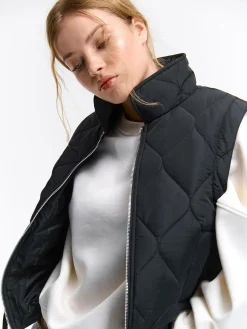 GATE Krótka kamizelka| Kurtki I Płaszcze·Kamizelki|Kurtki I Płaszcze·Pikowana Kurtka