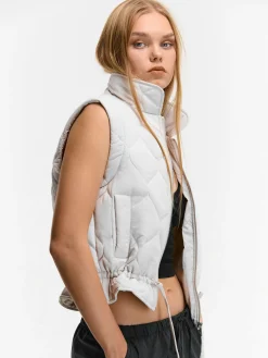 GATE Krótka kamizelka| Kurtki I Płaszcze·Kamizelki|Kurtki I Płaszcze·Pikowana Kurtka