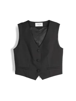 GATE Krótka kamizelka| Kurtki I Płaszcze·Żakiety|Kategorie·Kamizelki