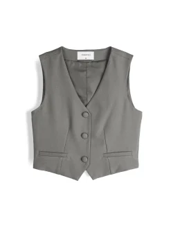 GATE Krótka kamizelka| Kurtki I Płaszcze·Żakiety|Kategorie·Kamizelki