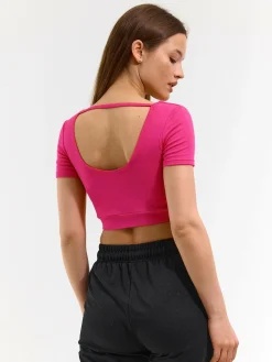 GATE Krótka koszulka z biustonoszem| Koszulki I Topy·Topy|Koszulki I Topy·Koszulki