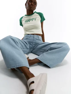 GATE Krótka koszulka z nadrukiem| Koszulki I Topy·Koszulki|Koszulki I Topy·Koszulki Z Nadrukiem