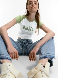 GATE Krótka koszulka z nadrukiem| Koszulki I Topy·Koszulki|Koszulki I Topy·Koszulki Z Nadrukiem