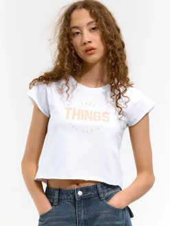 GATE Krótka koszulka z nadrukiem| Koszulki I Topy·Koszulki|Koszulki I Topy·Koszulki Z Nadrukiem