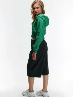 GATE Krótka kurtka z kapturem| Kurtki I Płaszcze·Kurtki Przejściowe