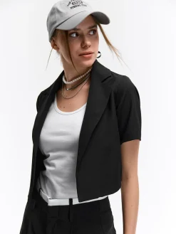 GATE Krótka kurtka z krótkim rękawem| Kurtki I Płaszcze·Żakiety