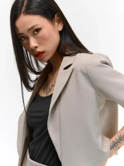 GATE Krótka kurtka z krótkim rękawem| Kurtki I Płaszcze·Żakiety