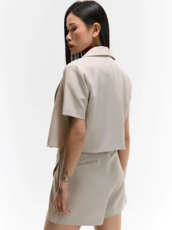 GATE Krótka kurtka z krótkim rękawem| Kurtki I Płaszcze·Żakiety