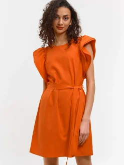 GATE Krótka marszczona sukienka| Kategorie·Sukienki