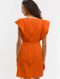 GATE Krótka marszczona sukienka| Kategorie·Sukienki