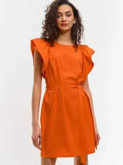 GATE Krótka marszczona sukienka| Kategorie·Sukienki