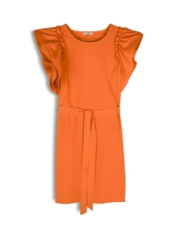 GATE Krótka marszczona sukienka| Kategorie·Sukienki