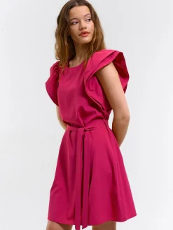 GATE Krótka marszczona sukienka| Kategorie·Sukienki