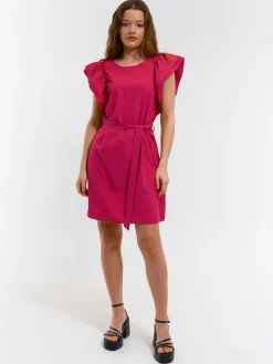 GATE Krótka marszczona sukienka| Kategorie·Sukienki