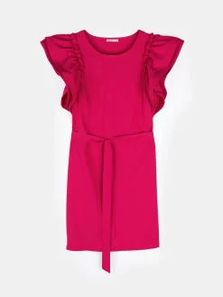 GATE Krótka marszczona sukienka| Kategorie·Sukienki