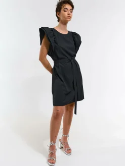 GATE Krótka marszczona sukienka| Kategorie·Sukienki