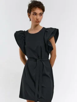 GATE Krótka marszczona sukienka| Kategorie·Sukienki