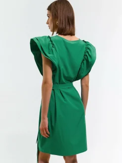 GATE Krótka marszczona sukienka| Kategorie·Sukienki