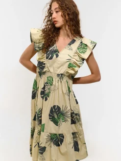 GATE Krótka marszczona sukienka| Kategorie·Sukienki