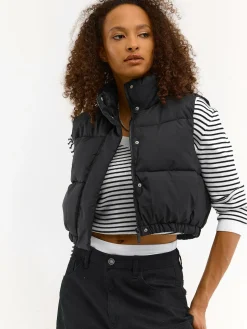 GATE Krótka pikowana kamizelka| Kurtki I Płaszcze·Kamizelki|Kurtki I Płaszcze·Pikowana Kurtka