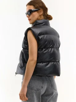 GATE Krótka pikowana kamizelka| Kurtki I Płaszcze·Kamizelki|Kurtki I Płaszcze·Pikowana Kurtka