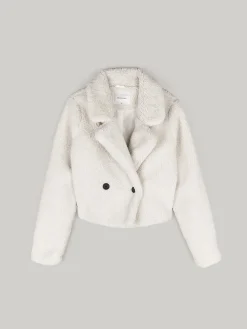 GATE Krótka pluszowa kurtka| Kurtki I Płaszcze·Płaszcze