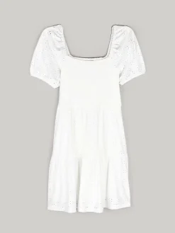 GATE Krótka sukienka z bufiastymi rękawami| Kategorie·Sukienki