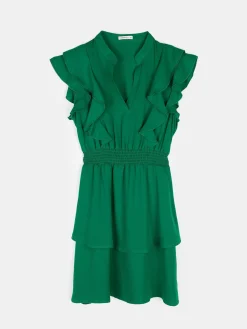 GATE Krótka sukienka z falbanką| Kategorie·Sukienki