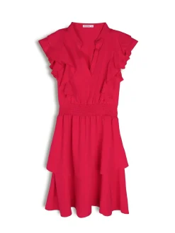 GATE Krótka sukienka z falbanką| Kategorie·Sukienki