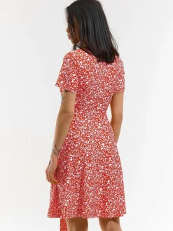 GATE Krótka sukienka z kwiatowym nadrukiem| Kategorie·Sukienki